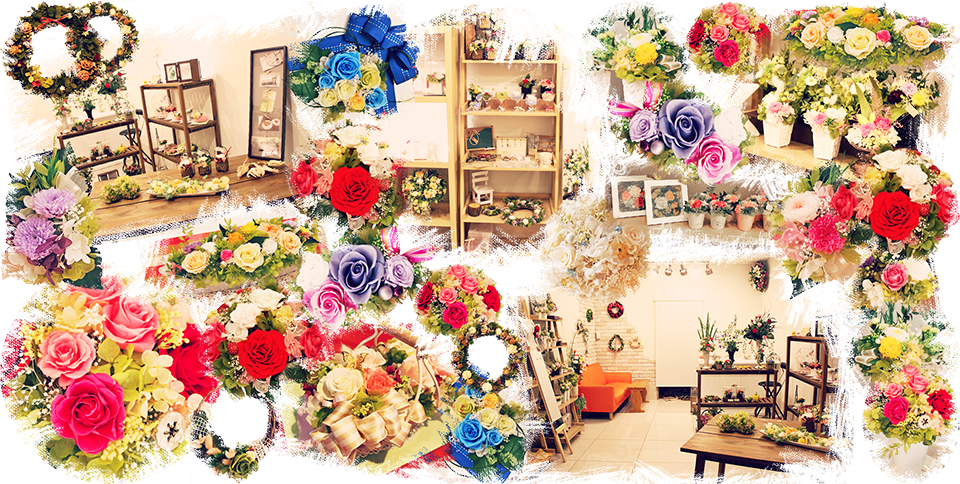 プリザーブドフラワーのラヴィアンローズ